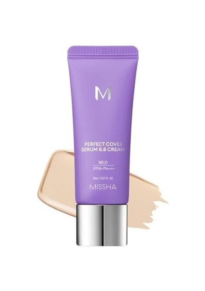Mıssha Yaşlanma Karşıtı Bakım ve Aydınlık Görünüm Sunan M Perfect Cover Serum Bb Cream (No:21)
