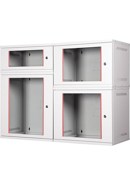 12U 19" Security Box Duvar Tipi Kabinet, Demonte, 542MM Genişlik, 400MM Derinlik, Açık Gri Renk fiyatları