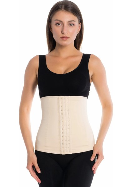 Çelik Balenli Lateks İnceltici Sıkılaştırıcı Doğum Sonrası Latex Korse Bel Lohusa Göbek Korsesi