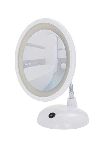 Wenko 3656441100 LED Kozmetik Aynası Style Beyaz – Ayaklı Ayna, Plastik, 17,5 x 28 x 12 Cm, Beyaz modelleri
