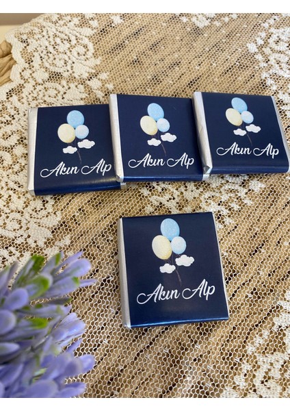 Kişiye Özel Bebek-Nikah-Söz-Özel Günler Çikolatası-40 Adet-Kutusuz