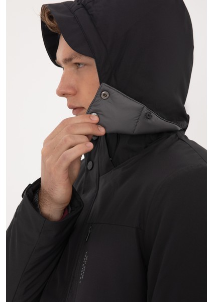 Erkek Siyah Kaban 50310301-VR046