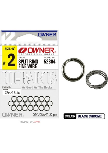 52804 Split Ring Fine Wire Halka