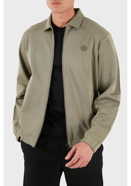 Pamuklu Regular Fit Ceket Yaka Logolu Fermuarlı Sweat Erkek Sweat 50556971 245 fırsatları