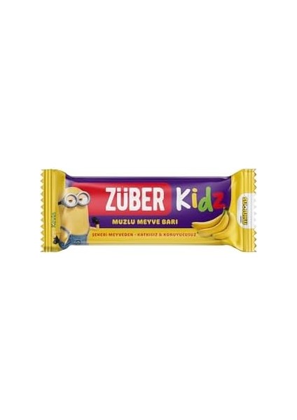 Züber Kidz Muzlu Meyve Bar 25GR x 16 Adet modelleri