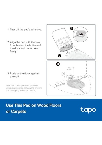 RVA411 Su Geçirmez Mat, RV30 Max & RV20 Max Için, Zemininizi Neme ve Islak Silme Pedlerine Karşı Korur fiyatları