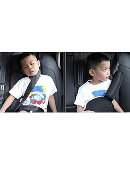 2 Parça Araba Emniyet Kemeri Ped Kapak Kiti Çocuk Emniyet Kemeri Ayar Tutucu Anti-Le Boyun Araba Koltuğu Özel Emniyet Kemeri Omuz Koruma Yardımcı (Siyah A) fiyatları