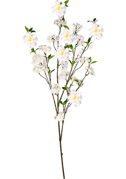 Yapay Çiçek Dalı Beyaz 125 Cm.