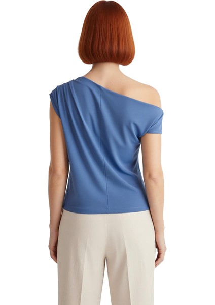 Regular Kalıp Polyester Bluz Yazlık Şıklık Seçkin Malzeme modelleri