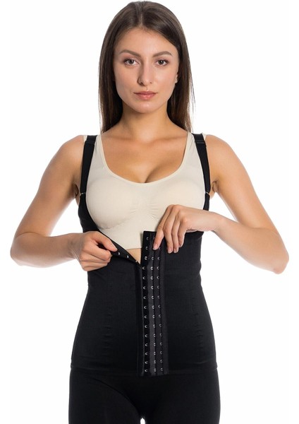 Askılı Çelik Balenli Latex Bel Destekleyici Inceltici Sıkılaştırıcı Doğum Sonrası Lateks Korse