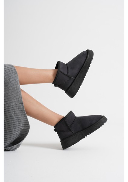 Anila Kadın Siyah Kışlık Kürklü Bot fiyatları