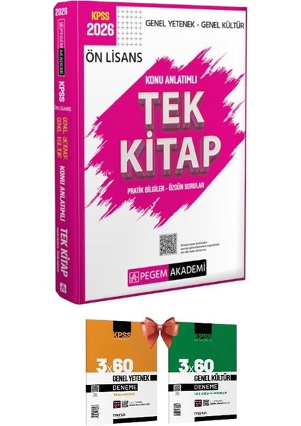 2026 Kpss Genel Yetenek Genel Kültür Ön Lisans Konu Anlatımlı Tek Kitap-Kpss Deneme