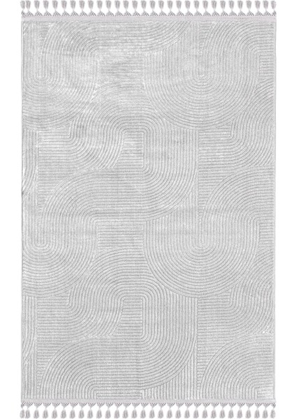 Rölyef Joy Krem Kaymaz Taban Kesme Halı Yolluk Pon Pon fırsatları