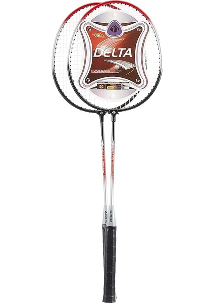 Ds 902 Çantalı Çiftli Badminton Seti , Unisex, Kırmızı, Tek Beden
