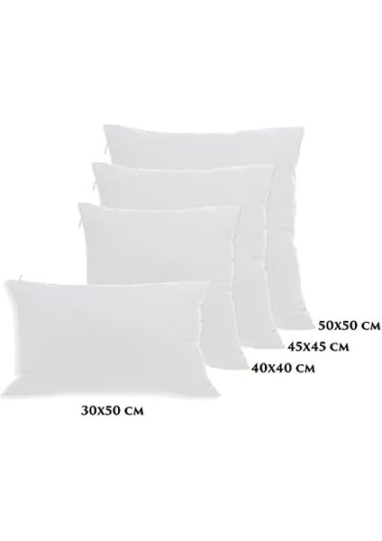 Ölçü Seçenekli 2&apos;li Kırlent Kılıfı Dekoratif Düz Sade Kadife Dokulu Yapılabilir 40X40 cm Beyaz fiyatları