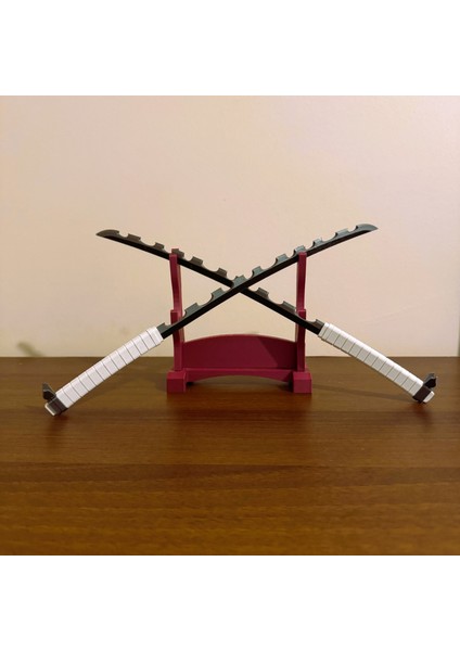 Demon Slayer Anime Inosuke Hashibira Katana & Stand 40 cm 3D Baskı fiyatları