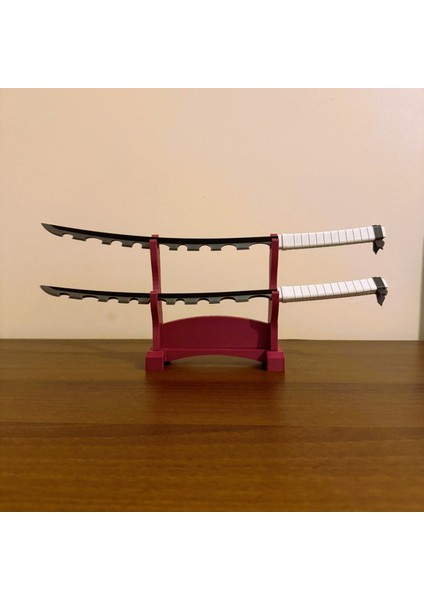 Demon Slayer Anime Inosuke Hashibira Katana & Stand 40 cm 3D Baskı indirimleri