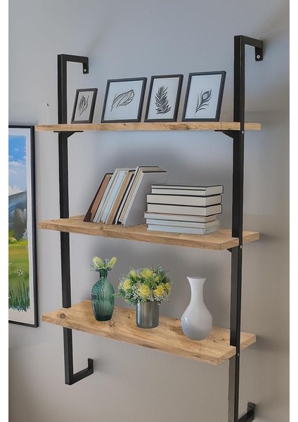 Duvara Monte Kitaplık, Raf (Çam)