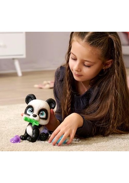 105950054, Yavru Evcil Hayvan, Içme ve Islatma Fonksiyonlu Sevimli Hayvan Bebek, Renk Değiştirebilme, Bebek Bezi ve Sihirli Pençe ve Üç Sürpriz, 15 cm modelleri