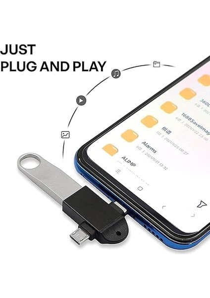 1 Arada Micro USB Type-C Otg Dönüştürücü Adaptör Otg C Tipi Adaptör 2 In 1 Otg Mikro USB Dönüştürücü USB C 3.0 Flash Disk Fare Konektörü Akıllı Telefon Android USB Tak Çalıştır 3 In 1 indirimleri