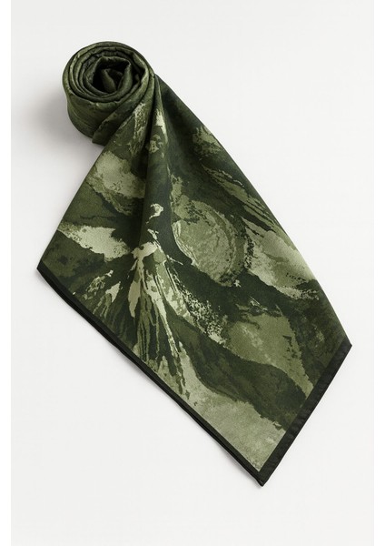 Desenli Ipeksi Kaymaz Kumaş Soft Eşarp