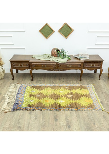 Almas El Dokuma Geometrik Desenli Halı 103X163 cm fiyatları