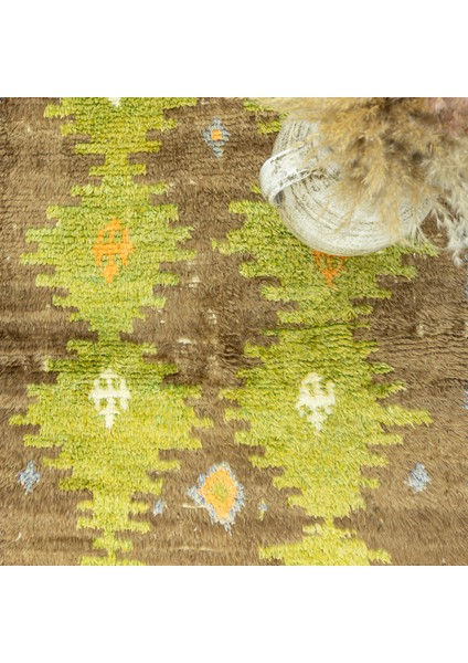 Almas El Dokuma Geometrik Desenli Halı 103X163 cm modelleri