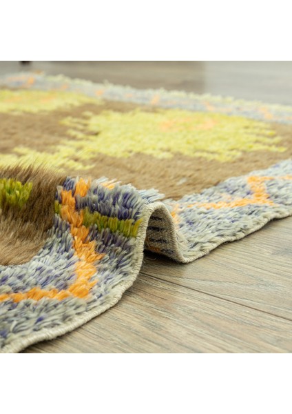 Almas El Dokuma Geometrik Desenli Halı 103X163 cm indirimleri