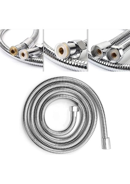 Home Spralli Örgülü Duş Hortumu (2 Metre) (200 Cm)