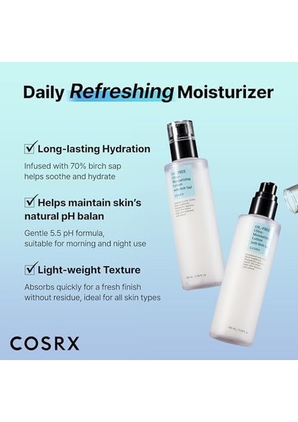 Cosrx Yağsız Huş Ağacı Özlü Nemlendirici Losyon fiyatları
