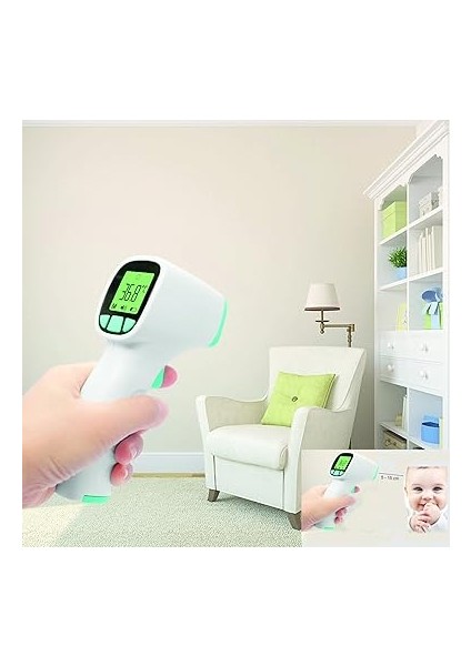 Net Medikal Temassız Ateş Ölçer Kızıl Ötesi ve Alından Termometre JPD-FR202 Turkuaz indirimleri