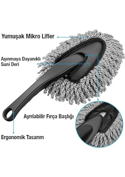 Profesyonel 6 Parça Mikrofiber Araç Yıkama Seti Araç Jant Yıkama Fırcası Bezi Araç Yıkama Fırca Seti modelleri