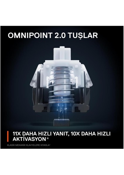 Apex Pro Tkl Rgb Mekanik Oyuncu Klavyesi Teşhir fırsatları