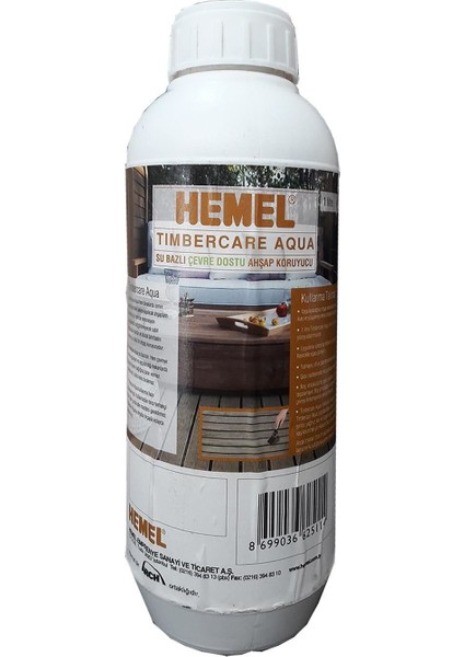 Hemel Timbercare Aqua Emprenye 1 Litre Şeffaf