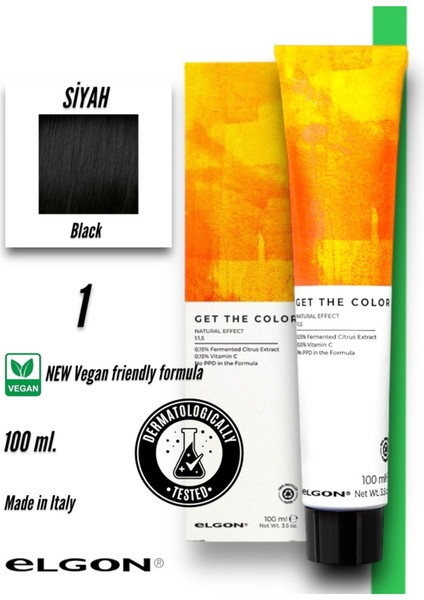 Get The Color 1 Profesyonel Saç Boyası (100 Ml.) (Oksidansız)