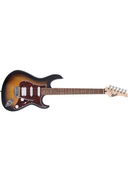 Elektro Gitar, Open Pore Sunburst (H-S-S)