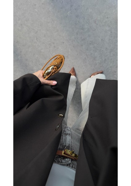 Oversize Kahverengi Blazer fırsatları