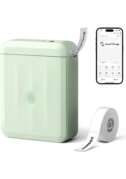 Nıımbot D110_M Thermal Label Printer (Green)