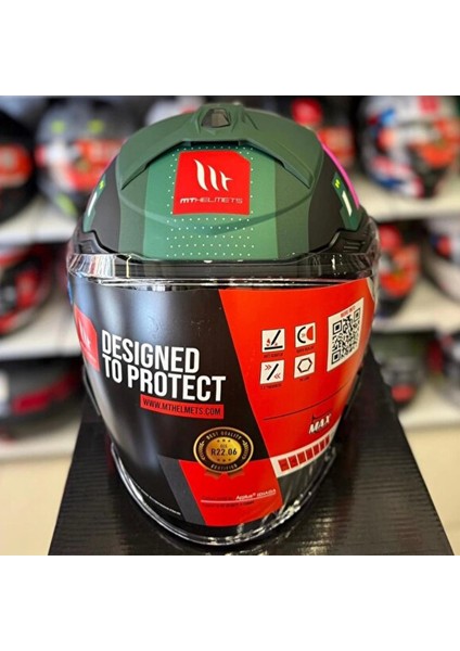 Cosmo Sv Sergio Garcia D18 Mat Açık Kask