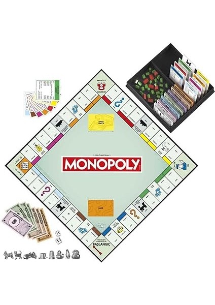 Gaming Monopoly Saklama Tepsili ve Daha Büyük Piyonlu Kutu Oyunu fiyatları