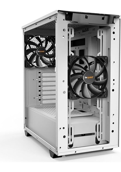 Quiet! Pure Base 500 Window White Bilgisayar Kasası, 2 x Pure Wings 2 140 mm Fan, Airflow ve Silence Optimize Edilmiş Üst Kapak, 360 Mm'ye Kadar Radyatörler, Templer Camı, BGW35 modelleri