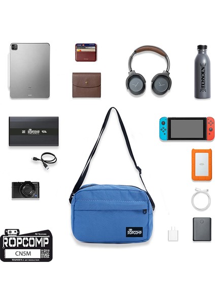 Harici HDD Taşıma Omuz Çantası Eko Geniş – Mavi modelleri