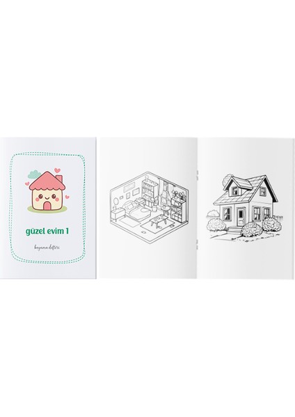 Güzel Evim Boyama Kitabı 1