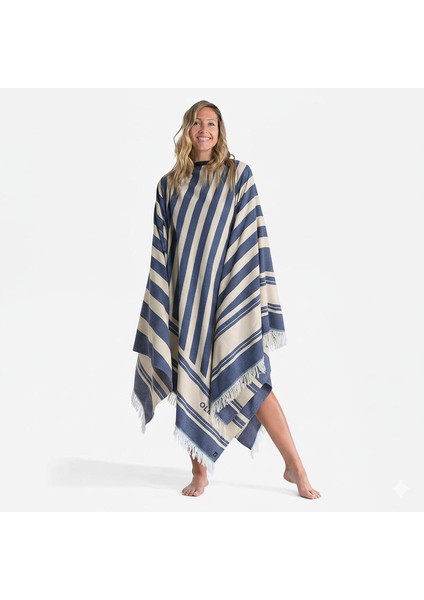 Panço Plaj Havlusu - XXL Boy - 190/190 cm - Mavi