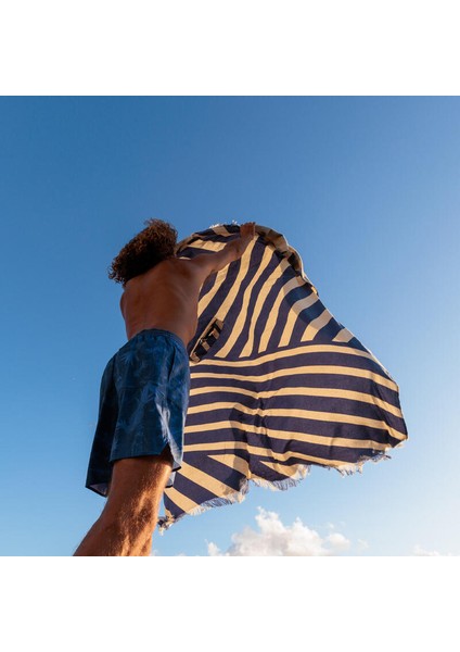 Panço Plaj Havlusu - XXL Boy - 190/190 cm - Mavi fırsatları