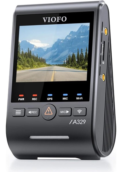 A329S 4K 60FPS Wi-Fi 6 Hdr Starvıs 2 Sensör Gps'li SSD Destekli Araç Kamerası