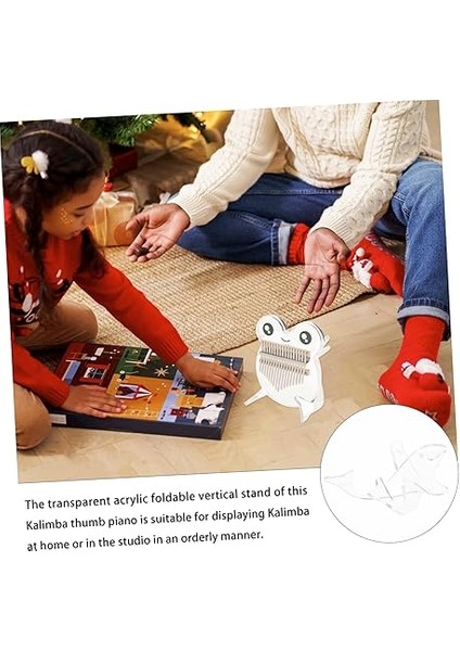 1pc Akrilik Kalimba Standı Şeffaf Müzik Aleti Aksesuarı Parmak Piyano Destekli Dayanıklı Tasarım Pratik Kullanım Için Seçim fiyatları