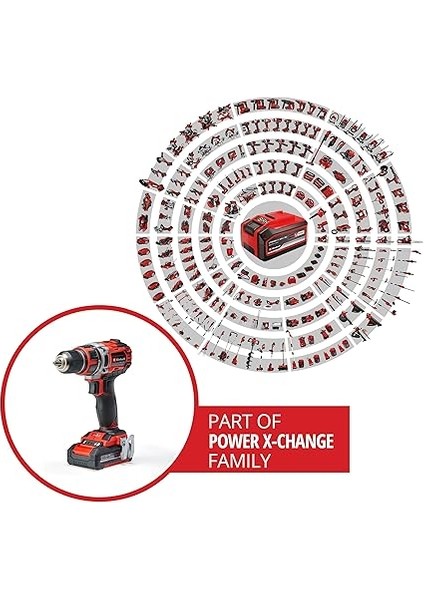 Profesyonel Akülü Vidalama Tp-Cd 18/50 Li Bl Kit Power X-Change (18 V, Kömürsüz, 50 Nm, 2 Vites, 13 mm Mandren, 2x 2,0 Ah Akü + Şarj Cihazı Ile) - 4513896 fiyatları