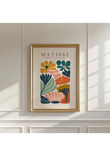 (Çerçevesiz) Renkli Modern Matisse Baskısı Poster, Bohem Duvar Dekoru, Matisse