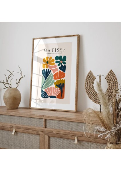 (Çerçevesiz) Renkli Modern Matisse Baskısı Poster, Bohem Duvar Dekoru, Matisse